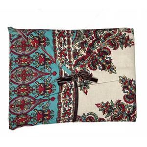 Pottery Barn Decorative Table Cloth 70 x 108 100% Cotton